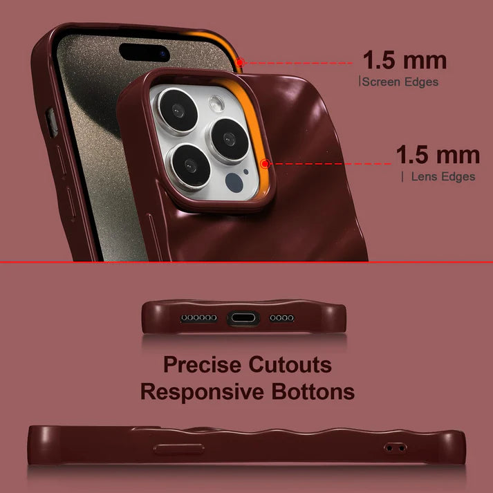 Cherry Red Wave | All iPhones